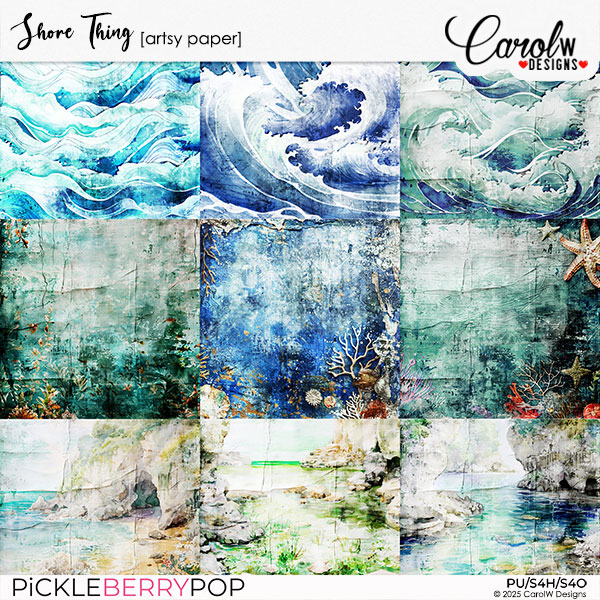Shore Thing-Artsy paper