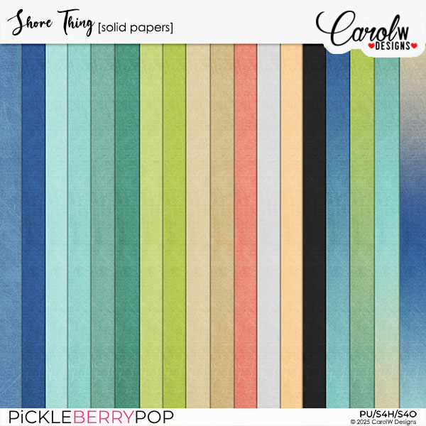 Shore Thing-Solid papers