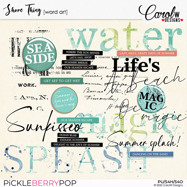Shore Thing-Word art