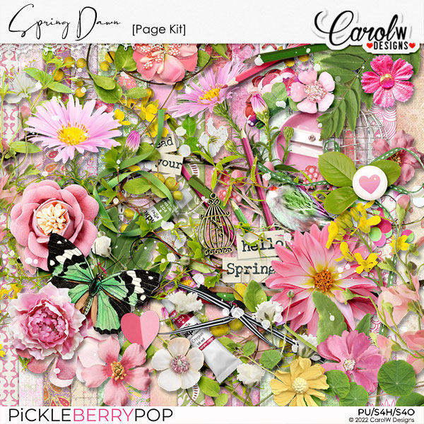 Spring Dawn-Page Kit