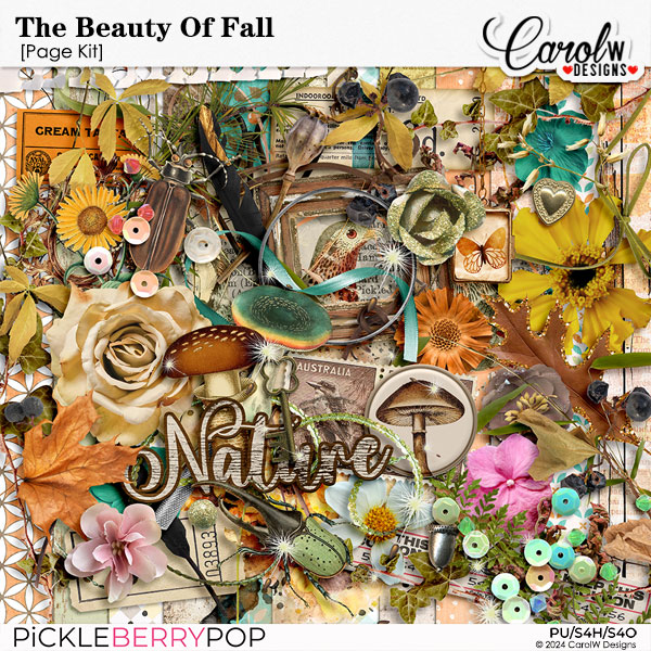 The Beauty Of Fall-Page Kit