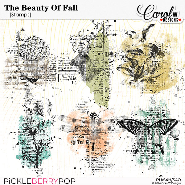 The Beauty Of Fall-Stamps