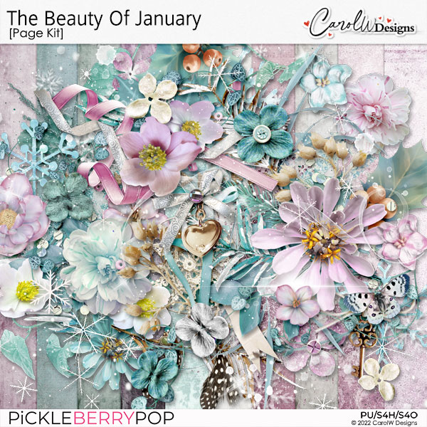 The Beauty Of January-Page Kit