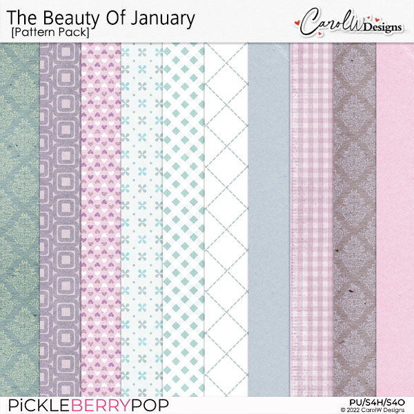 The Beauty Of January-Pattern Pack