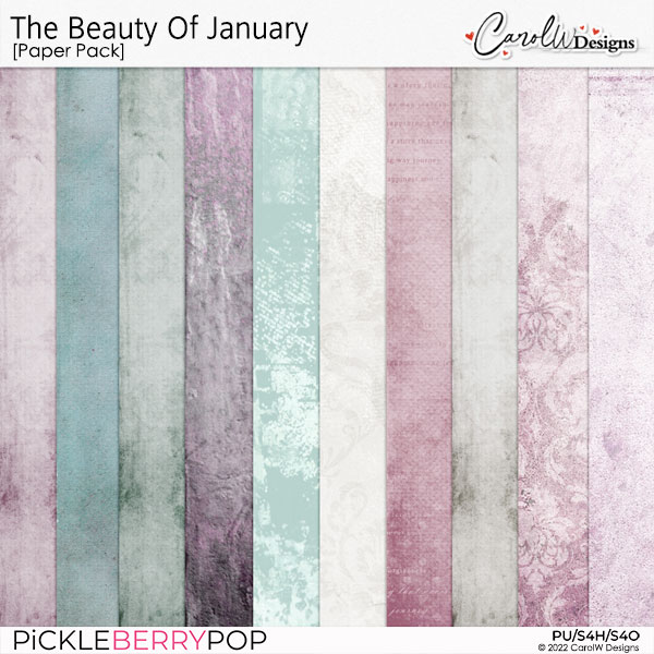 The Beauty Of January-Paper Pack