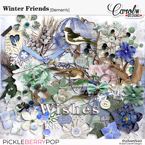 Winter Friends-Elements