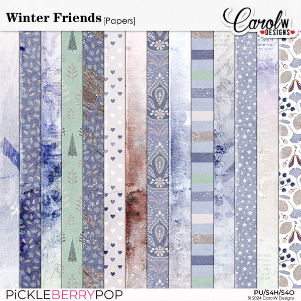 Winter Friends-Papers