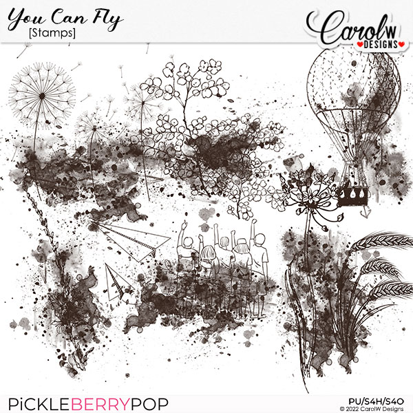 You Can Fly-Stamp