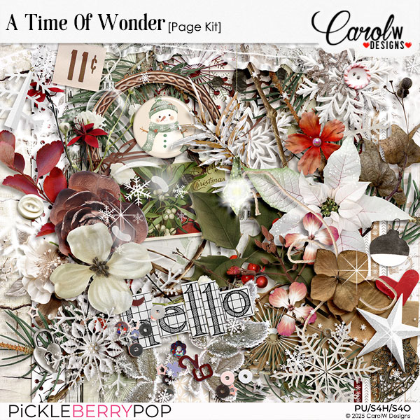 A Time Of Wonder-Page Kit