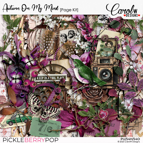 Autumn On My Mind-Page Kit