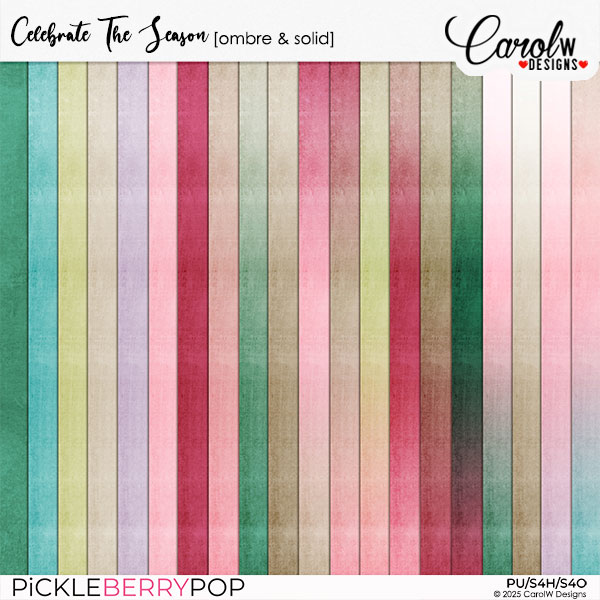 Celebrate The Season-Ombre & Solid