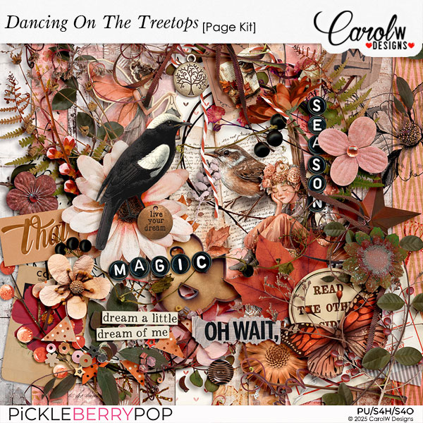 Dancing On The Treetops-Page Kit