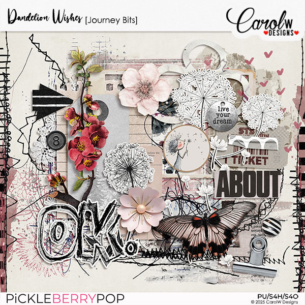 Dandelion Wishes-Journey Bits
