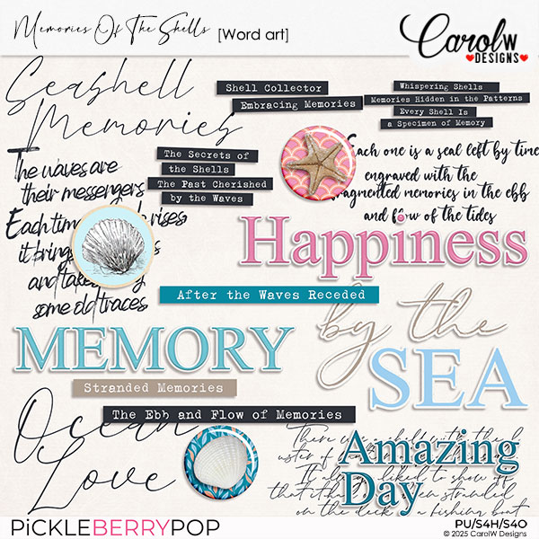 Memories Of The Shells-Word art