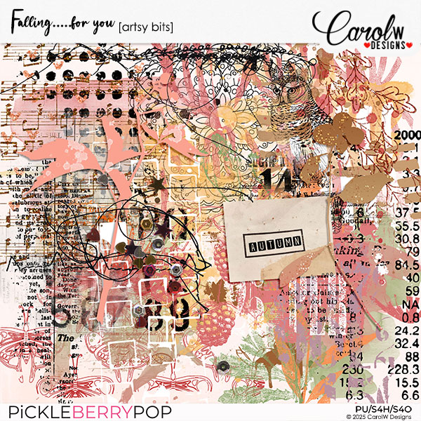 Falling.....for you-Artsy bits