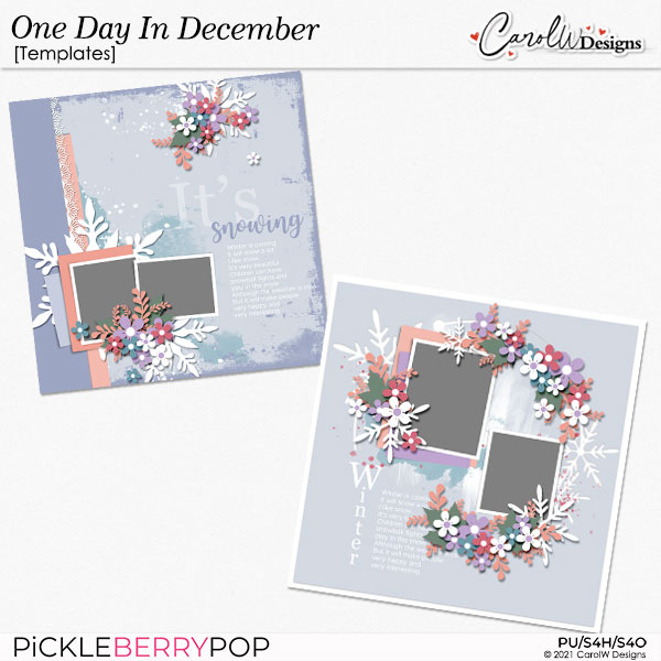 One Day In December-Template