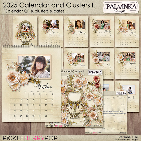 2025 - Calendar and Clusters I.