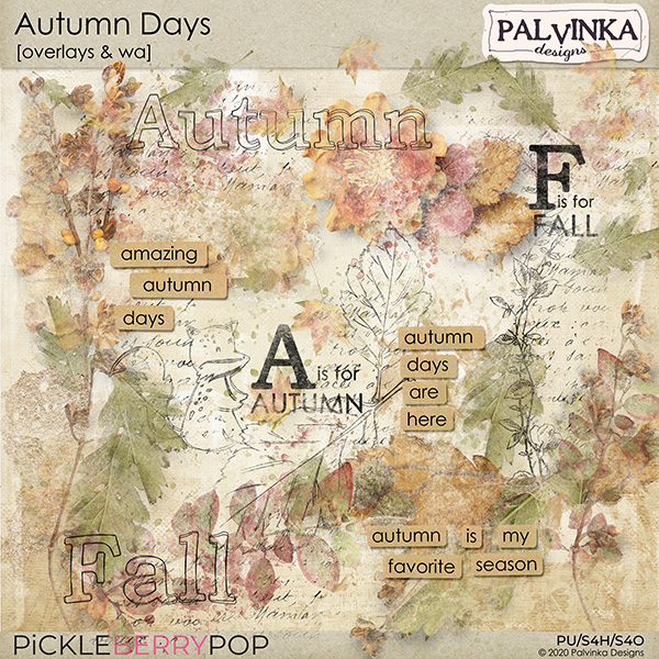 Autumn Days Overlays and WA