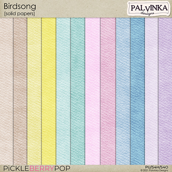 Birdsong Solid Papers