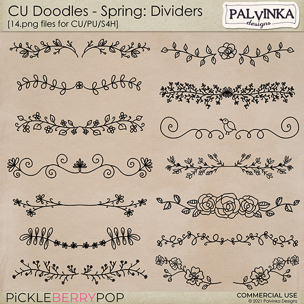 CU Doodles - Springs Dviders