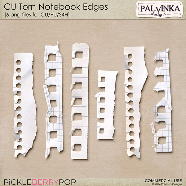 CU Torn Notebook Edges