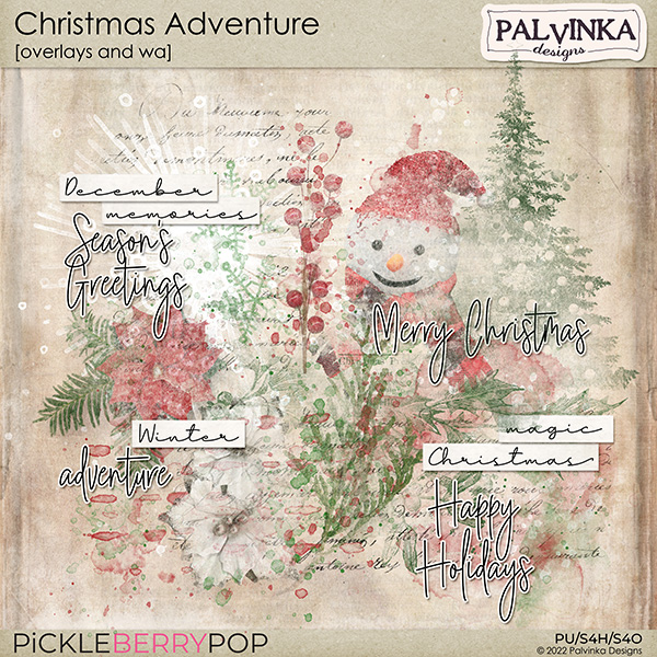 Christmas Adventure Overlays and WA 