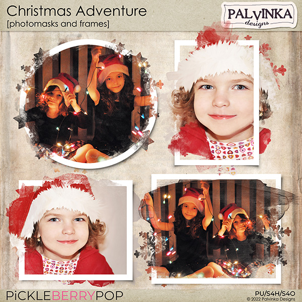 Christmas Adventure Photomasks and Frames