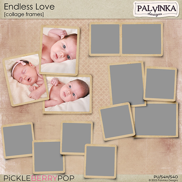 Endless Love Collage Frames