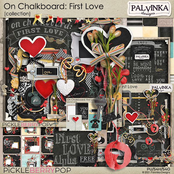 On Chalkboard: First Love Collection + Free Gift