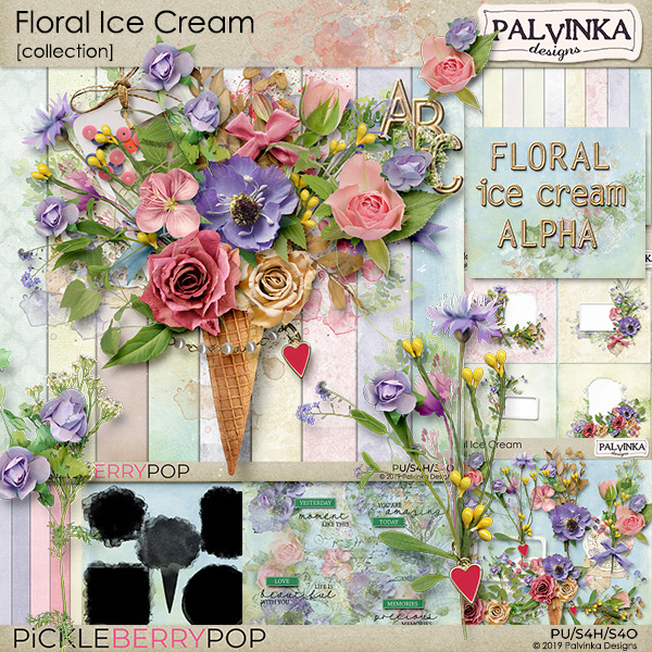 Floral Ice Cream Collection