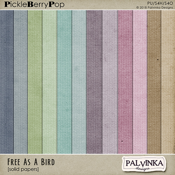 Free As A Bird Solid Papers