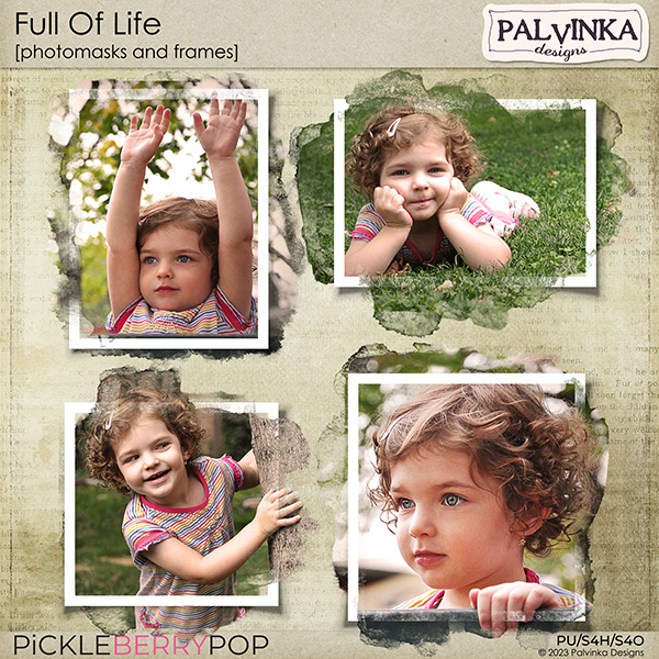 Full Of Life Photomasks and Frames