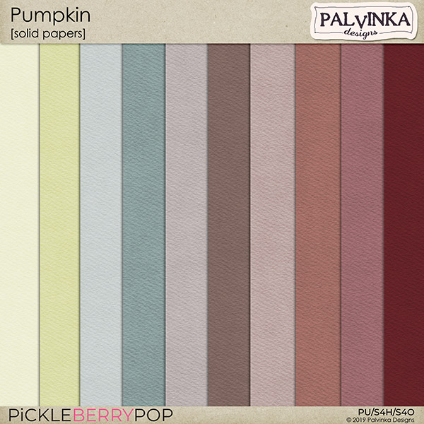 Pumpkin Solid Papers