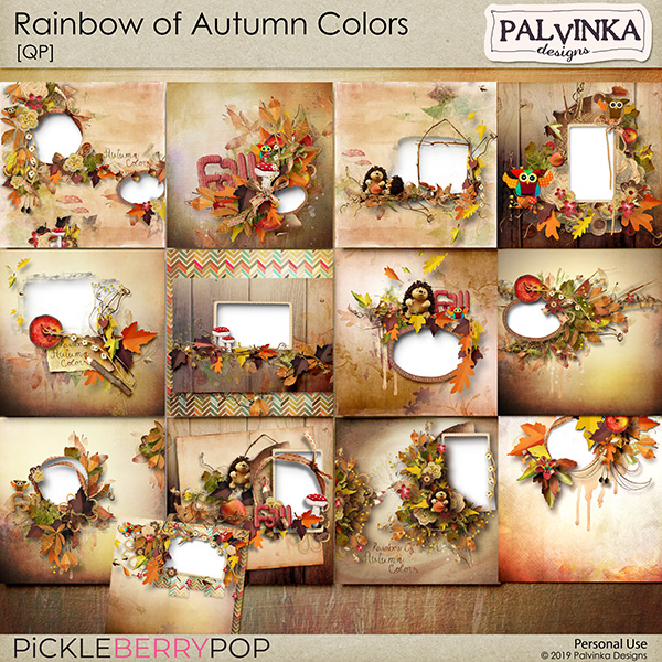 Rainbow of Autumn Colors QP