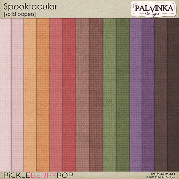 Spooktacular Solid Papers