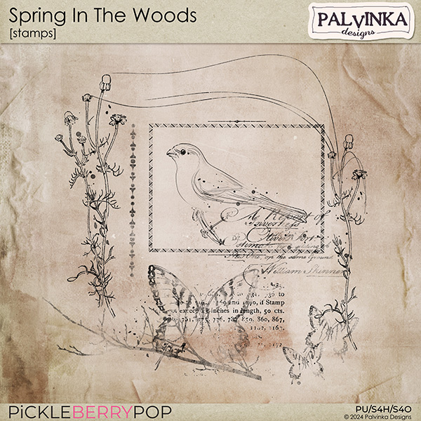 Spring In The Woods Stamps