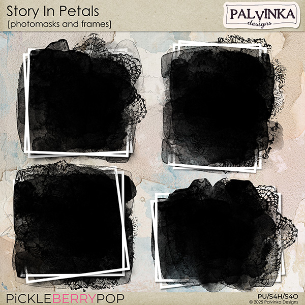 Story In Petals Photomasks and Frames