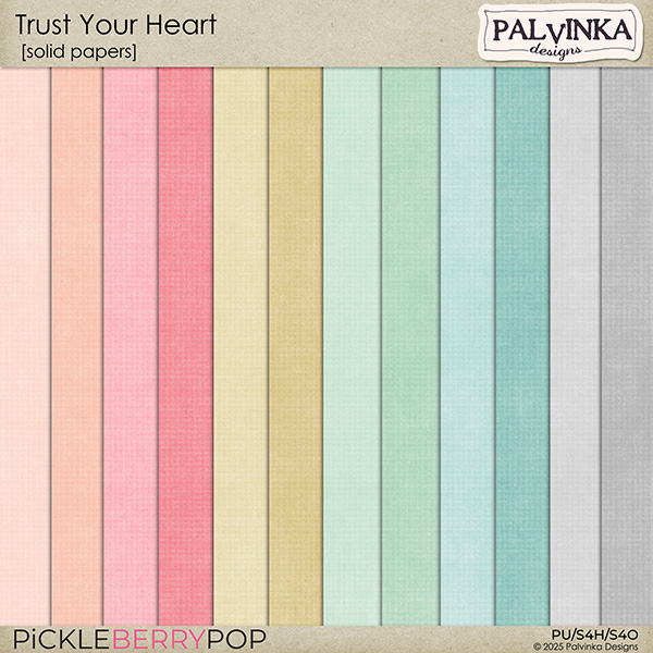 Trust Your Heart Solid Papers