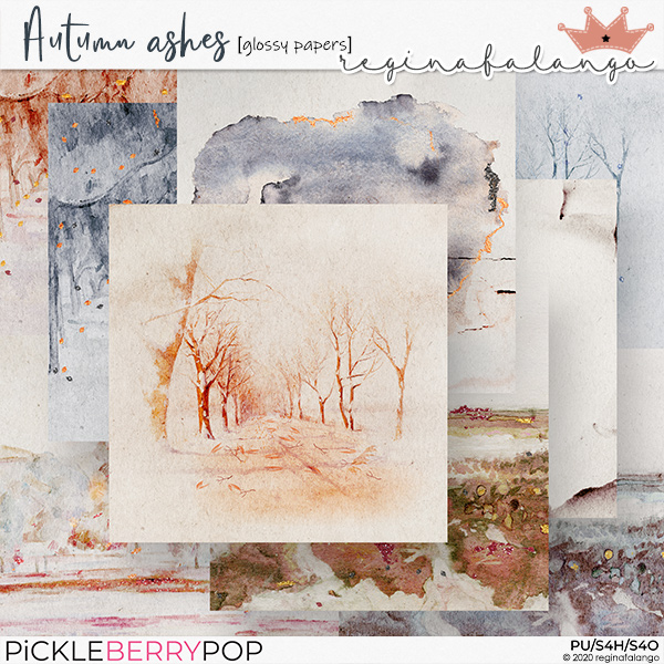 AUTUMN ASHES GLOSSY PAPERS