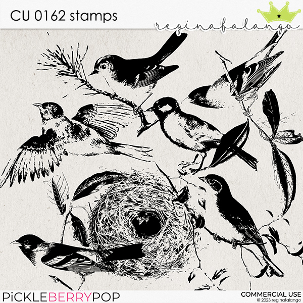 CU 0162 BIRD STAMPS 