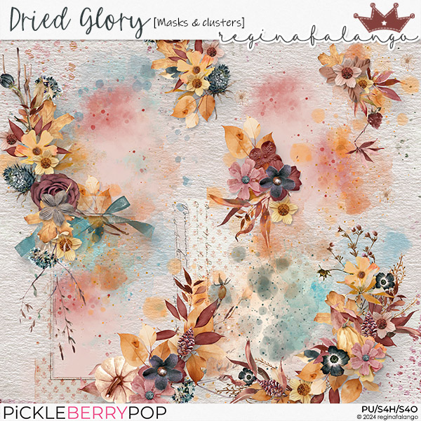 DRIED GLORY MASKS & CLUSTERS