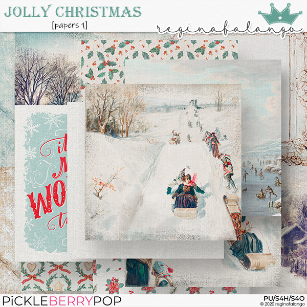 JOLLY CHRISTMAS PAPERS 1