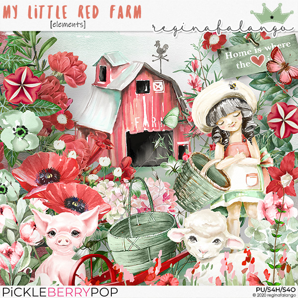 MY LITTLE RED FARM elements