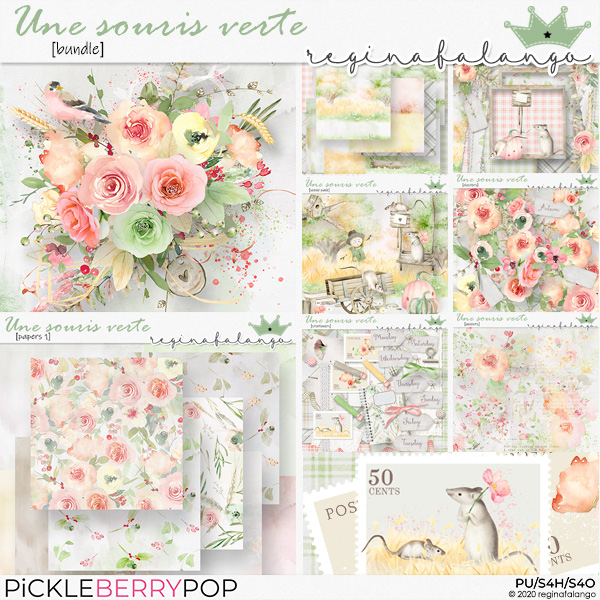 UNE SOURIS VERTE BUNDLE by reginafalango