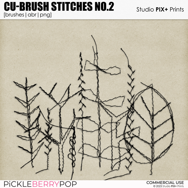 CU - Brush Stitches No.2