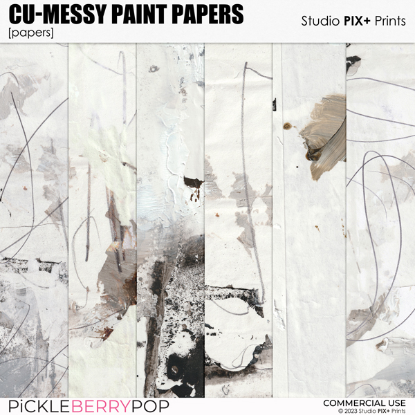 CU - Messy Paint Papers