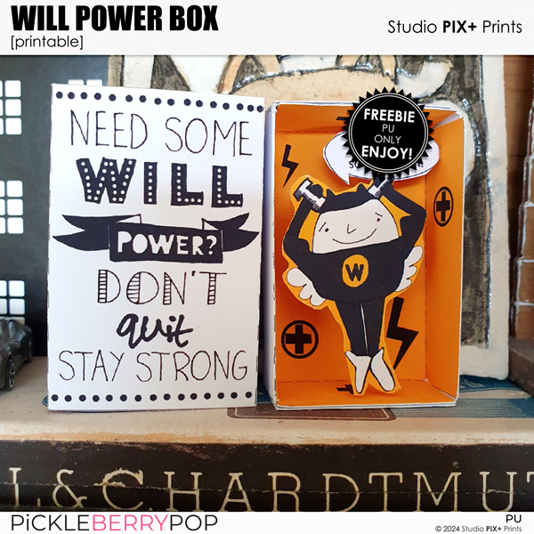 Will Power Box - printable