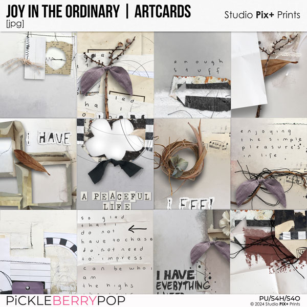 Joy In The Ordinary - artcards