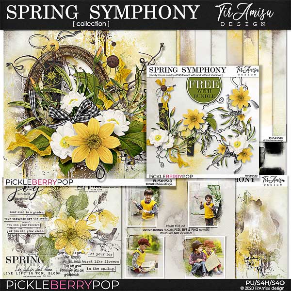 Spring Symphony ~ Bundle Plus Free Gift by TirAmisu design 