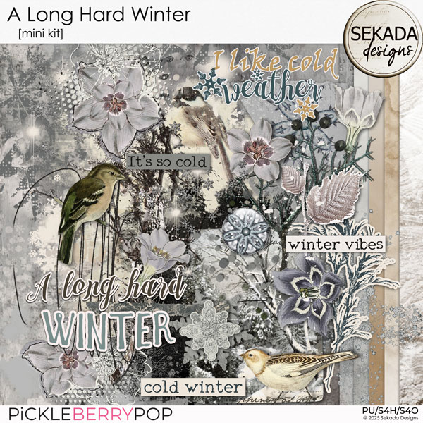 A Long Hard Winter [mini kit] by Sekada Designs